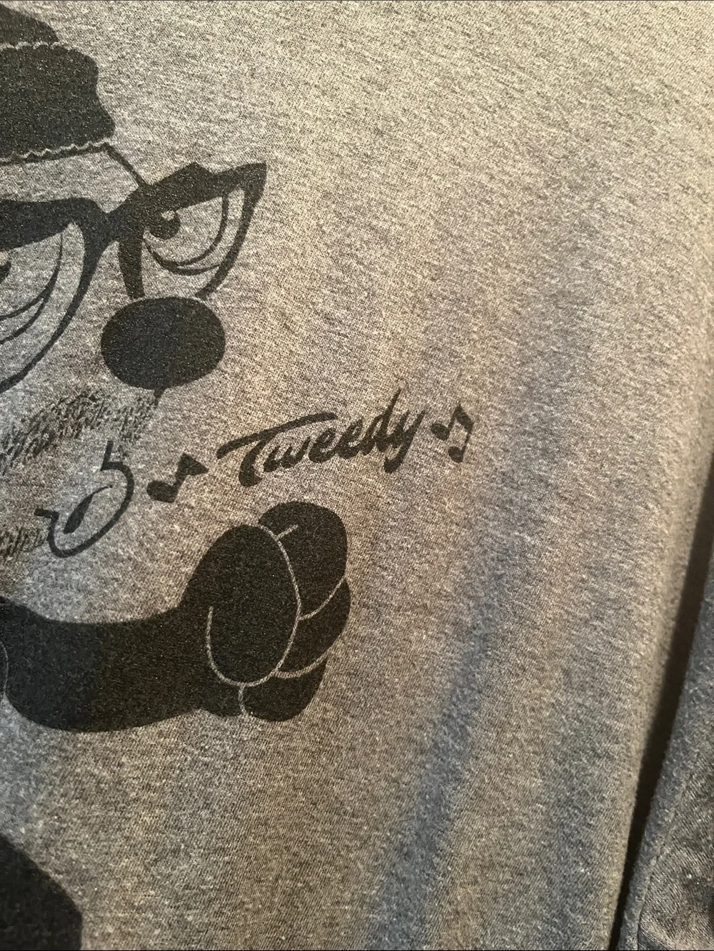 Wilco. Jeff Tweedy. Bella+Canvas Heather Gray Ringer Tee with Black Trim 2Xl